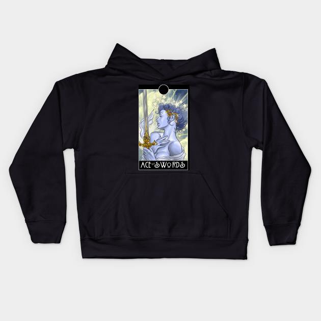 Ace of Swords Kids Hoodie by JoeBoy101